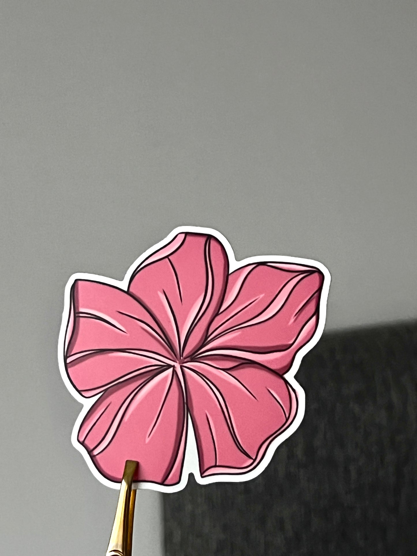 Pink flower sticker 🌺 vinyl sticker for kindle