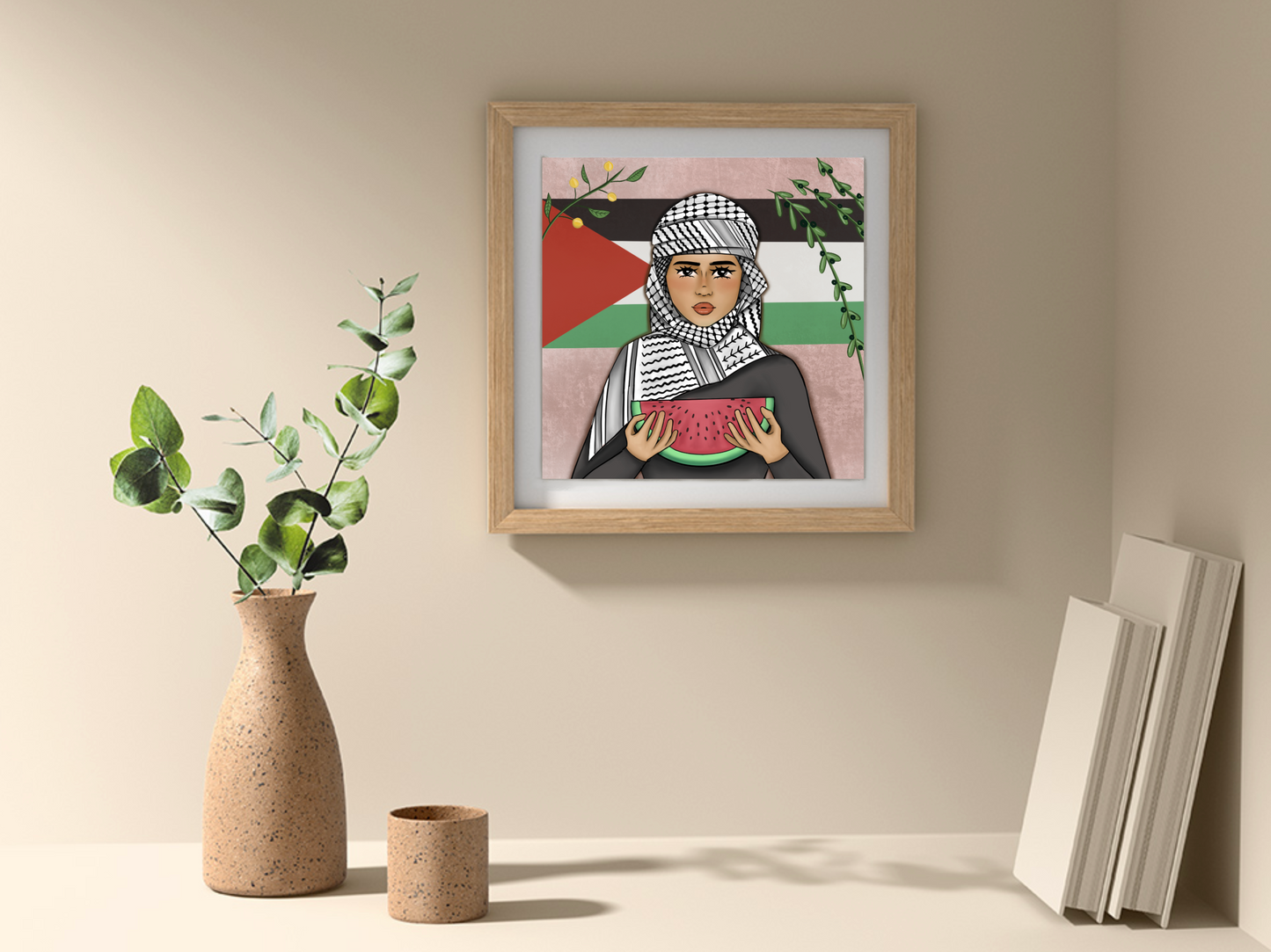 Free Palestine Art Poster