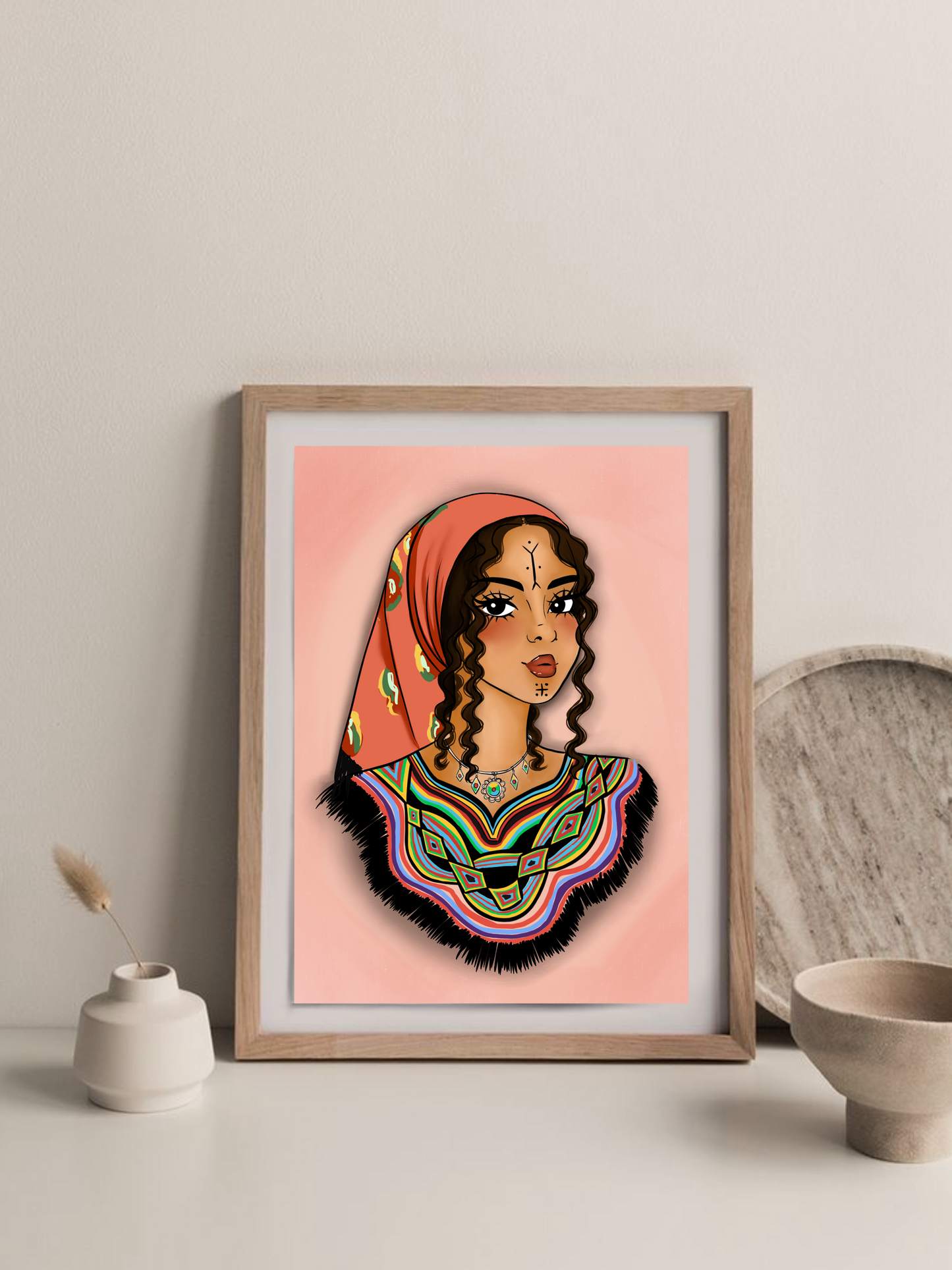 Kabyle Girl Art Print