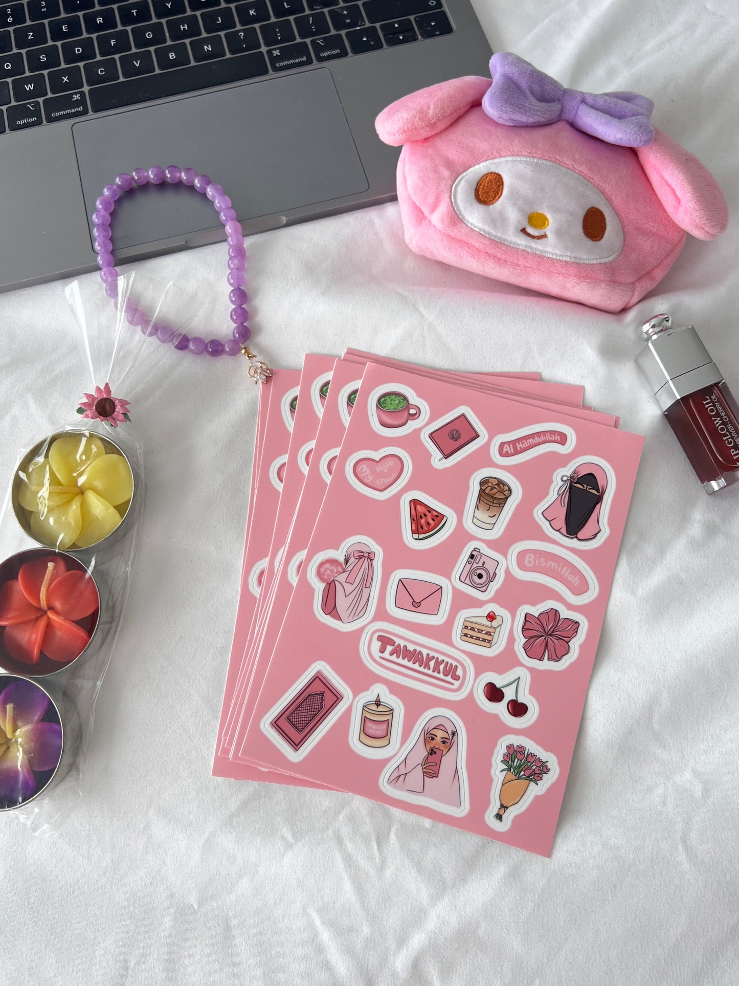 Stickers sheet Muslim girl 🌸🎀