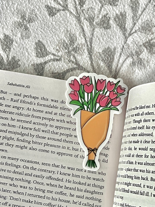 Tulips bouquet stickers 🌷 vinyl sticker for kindle