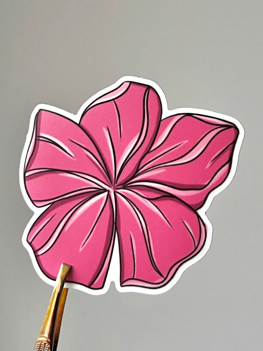 Pink flower sticker 🌺 vinyl sticker for kindle