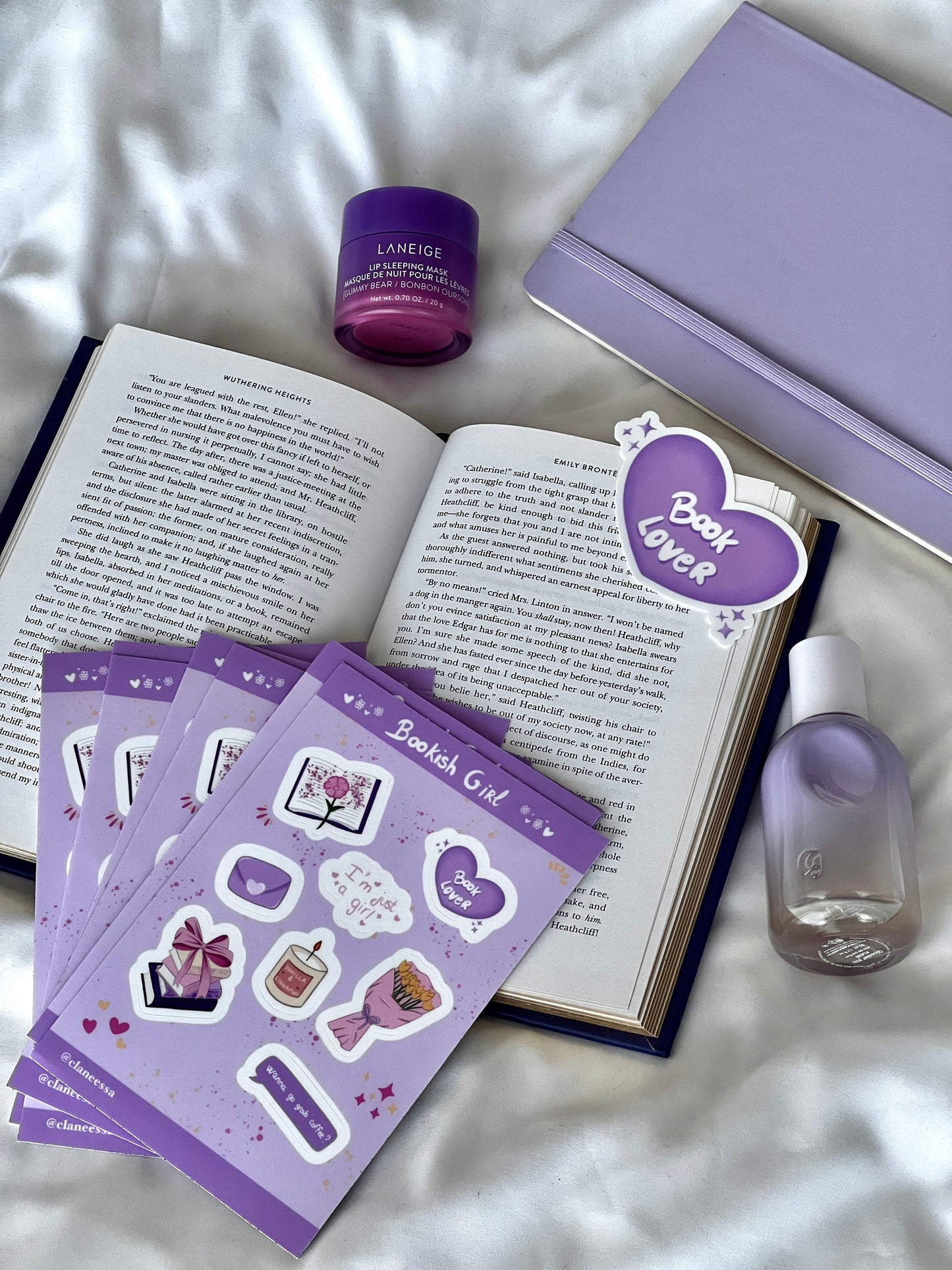 Stickers sheet Bookish Girl 💟