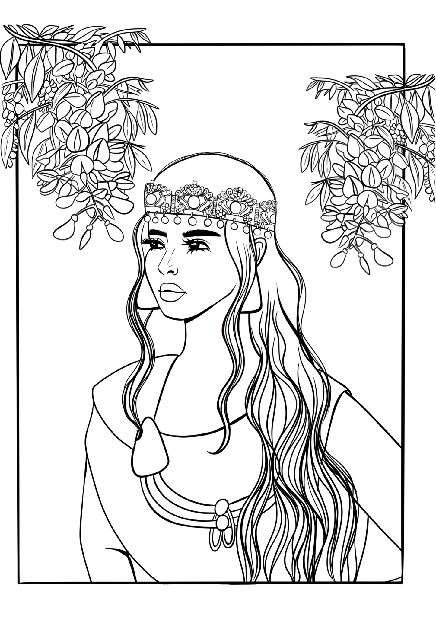 6 Printable coloring pages bundle - North African theme